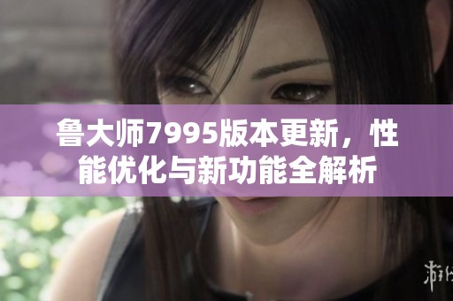鲁大师7995版本更新，性能优化与新功能全解析