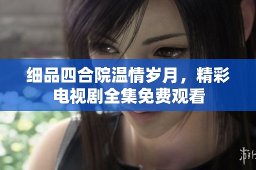 细品四合院温情岁月，精彩电视剧全集免费观看