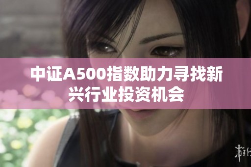 中证A500指数助力寻找新兴行业投资机会
