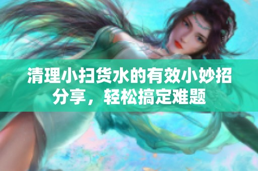 清理小扫货水的有效小妙招分享，轻松搞定难题