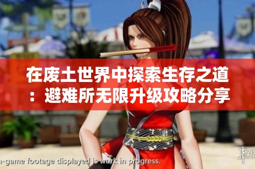 在废土世界中探索生存之道：避难所无限升级攻略分享
