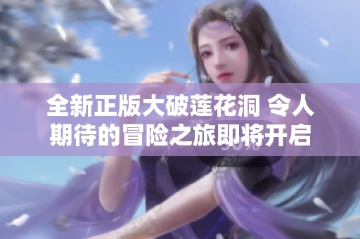 全新正版大破莲花洞 令人期待的冒险之旅即将开启