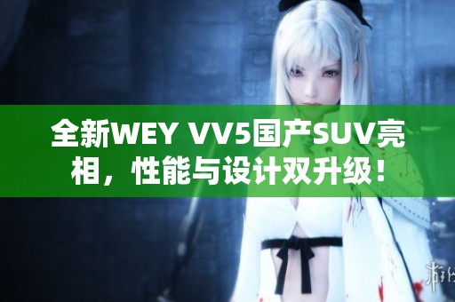 全新WEY VV5国产SUV亮相，性能与设计双升级！