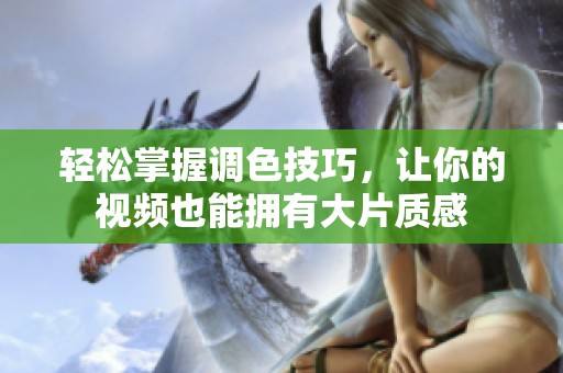 轻松掌握调色技巧，让你的视频也能拥有大片质感