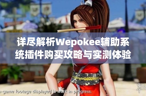 详尽解析Wepokee辅助系统插件购买攻略与实测体验