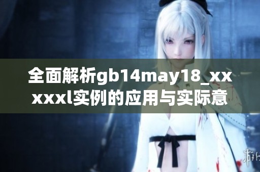 全面解析gb14may18_xxxxxl实例的应用与实际意义