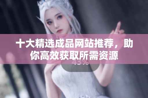 十大精选成品网站推荐，助你高效获取所需资源