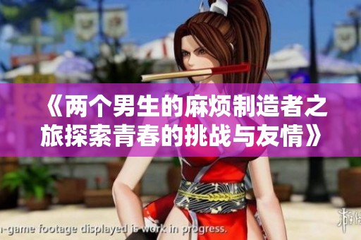 《两个男生的麻烦制造者之旅探索青春的挑战与友情》