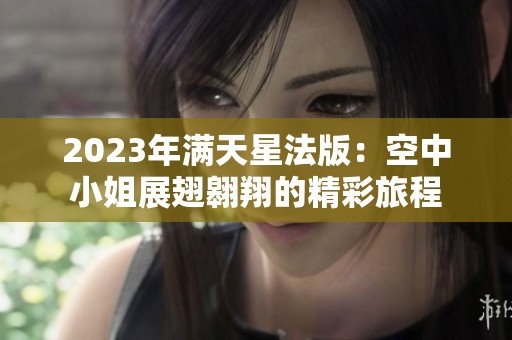 2023年满天星法版：空中小姐展翅翱翔的精彩旅程