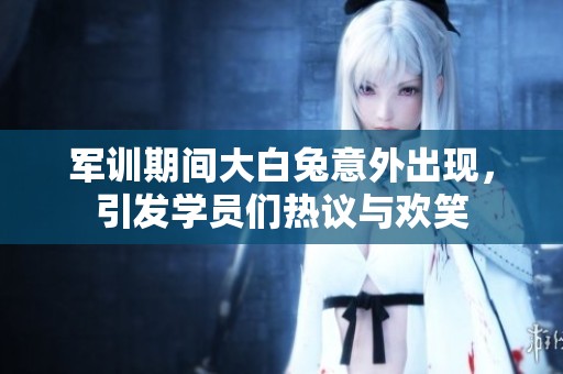 军训期间大白兔意外出现，引发学员们热议与欢笑