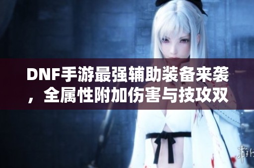 DNF手游最强辅助装备来袭，全属性附加伤害与技攻双重提升