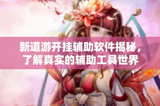 新道游开挂辅助软件揭秘，了解真实的辅助工具世界