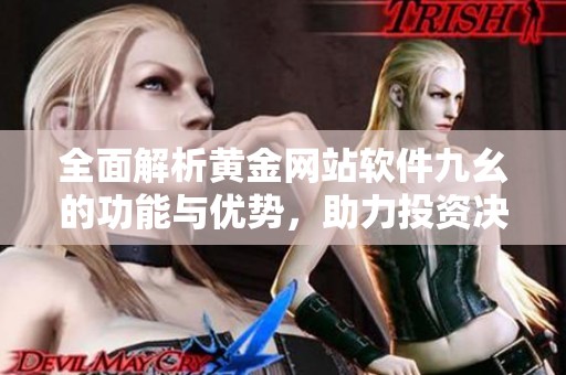 全面解析黄金网站软件九幺的功能与优势，助力投资决策