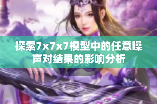 探索7x7x7模型中的任意噪声对结果的影响分析