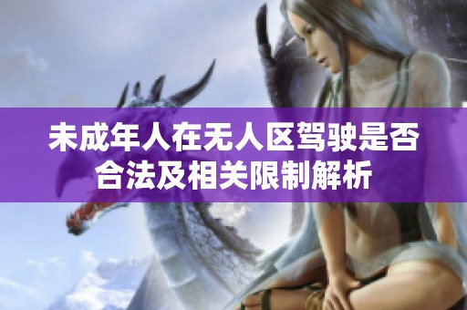 未成年人在无人区驾驶是否合法及相关限制解析
