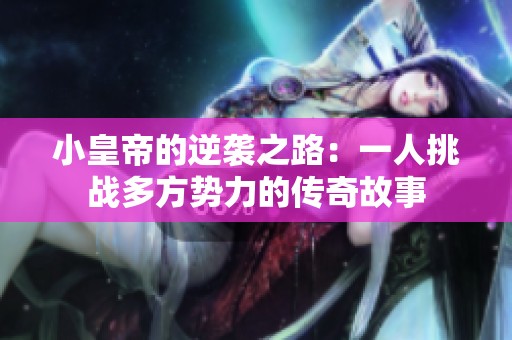 小皇帝的逆袭之路：一人挑战多方势力的传奇故事