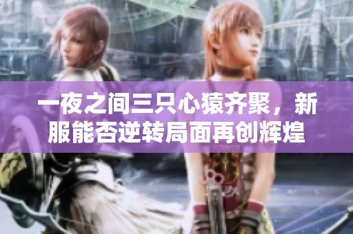 一夜之间三只心猿齐聚，新服能否逆转局面再创辉煌