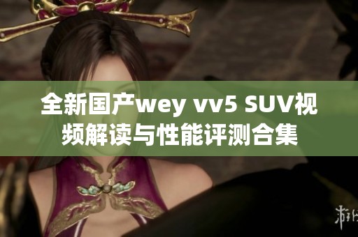 全新国产wey vv5 SUV视频解读与性能评测合集
