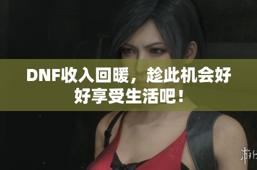 DNF收入回暖，趁此机会好好享受生活吧！