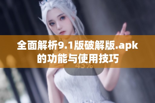 全面解析9.1版破解版.apk的功能与使用技巧