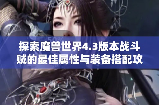 探索魔兽世界4.3版本战斗贼的最佳属性与装备搭配攻略