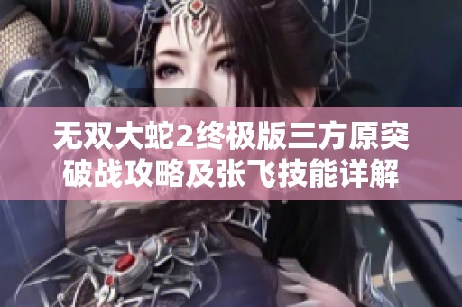 无双大蛇2终极版三方原突破战攻略及张飞技能详解