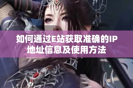 如何通过E站获取准确的IP地址信息及使用方法