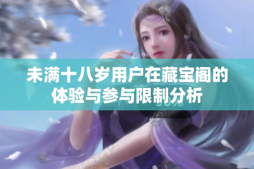 未满十八岁用户在藏宝阁的体验与参与限制分析