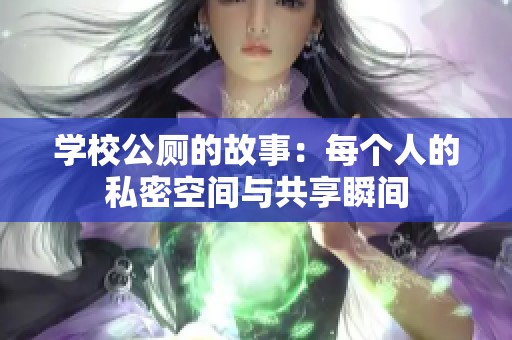 学校公厕的故事：每个人的私密空间与共享瞬间