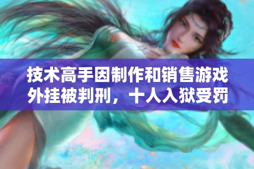 技术高手因制作和销售游戏外挂被判刑，十人入狱受罚