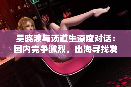 吴晓波与汤道生深度对话：国内竞争激烈，出海寻找发展新机遇