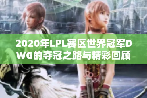 2020年LPL赛区世界冠军DWG的夺冠之路与精彩回顾