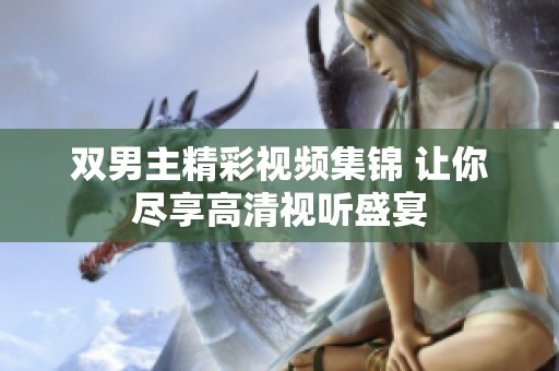 双男主精彩视频集锦 让你尽享高清视听盛宴