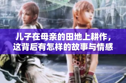 儿子在母亲的田地上耕作，这背后有怎样的故事与情感