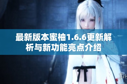 最新版本蜜柚1.6.6更新解析与新功能亮点介绍