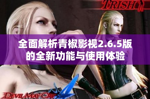 全面解析青椒影视2.6.5版的全新功能与使用体验
