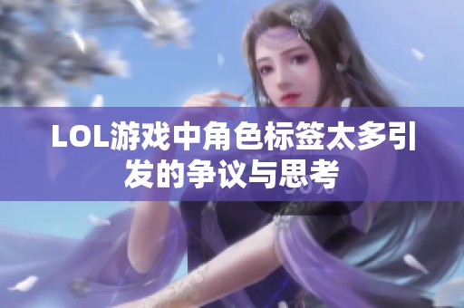LOL游戏中角色标签太多引发的争议与思考
