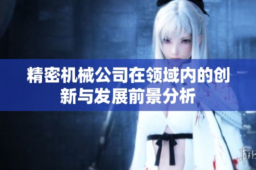精密机械公司在领域内的创新与发展前景分析