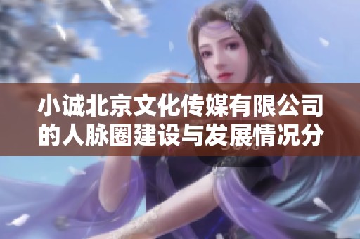 小诚北京文化传媒有限公司的人脉圈建设与发展情况分析