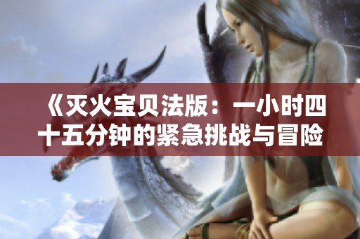 《灭火宝贝法版：一小时四十五分钟的紧急挑战与冒险》