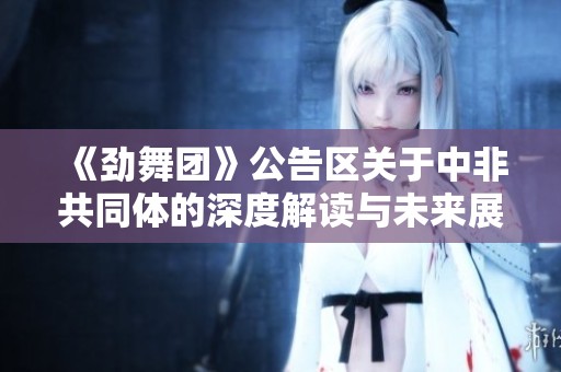 《劲舞团》公告区关于中非共同体的深度解读与未来展望