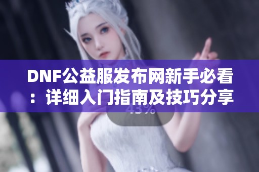 DNF公益服发布网新手必看：详细入门指南及技巧分享