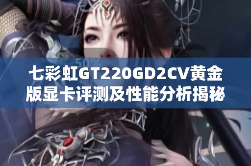 七彩虹GT220GD2CV黄金版显卡评测及性能分析揭秘