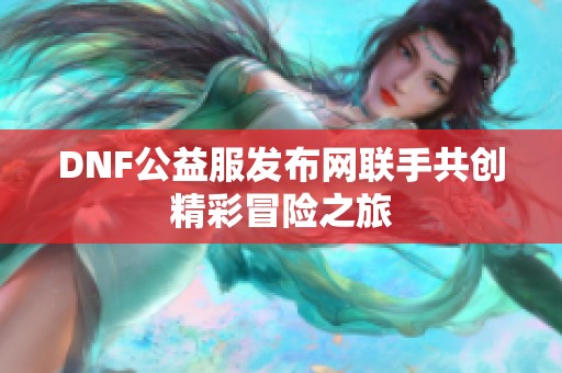 DNF公益服发布网联手共创精彩冒险之旅