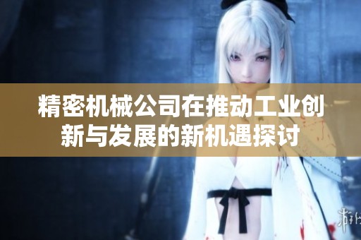 精密机械公司在推动工业创新与发展的新机遇探讨