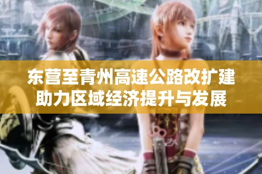 东营至青州高速公路改扩建助力区域经济提升与发展