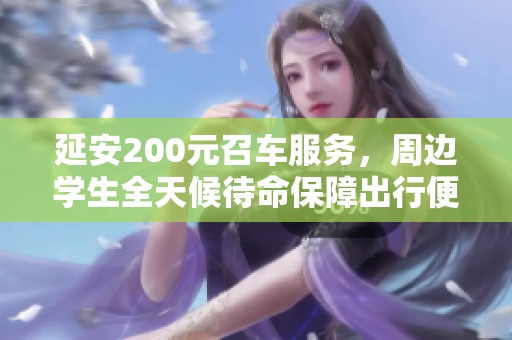 延安200元召车服务，周边学生全天候待命保障出行便利