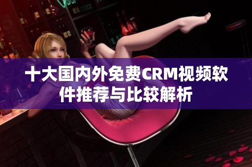 十大国内外免费CRM视频软件推荐与比较解析