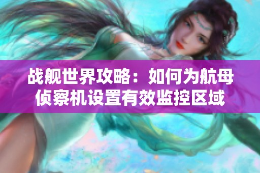 战舰世界攻略：如何为航母侦察机设置有效监控区域