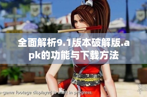 全面解析9.1版本破解版.apk的功能与下载方法